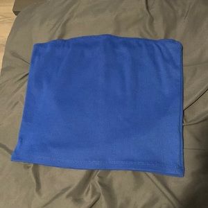 Blue tube top
